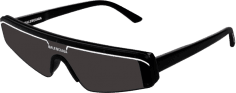 Lunettes de soleil Balenciaga Eyewear Extreme BB0003S Masque demi-cerclé