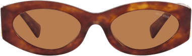 Lunettes de soleil Miu Miu MU 11WS ovales en acétate