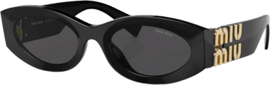 Lunettes de soleil Miu Miu MU 11WS ovales en acétate