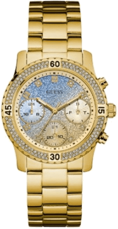 Montre Femme Guess W0774L2 Cadran Multicolore Confetti en Acier Doré