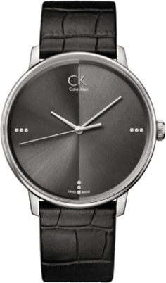 Montre Homme Calvin Klein K2Y2X1CU - Cadran et Bracelet Cuir Noir