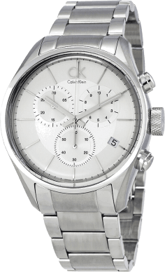 Montre Homme Calvin Klein K2H27126 Chronographe Acier Inoxydable Argent
