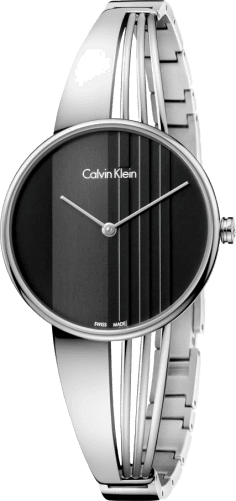 Montre Femme Calvin Klein K6S2N111 Acier Argenté et Cadran Noir