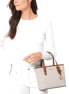 Sac à main Michael Kors Jet Set Travel XS à logo MK