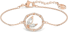 Bracelet Swarovski Dellium 5645376 en métal plaqué or rose avec cristaux, pour femme