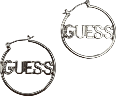 Boucles d'oreilles Guess pour femme, métal argenté, référence 109793