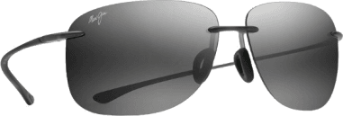 Lunettes de soleil Maui Jim Hikina gris mat Maui H445-11M verres polarisés