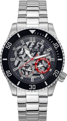 Montre Homme Guess Axle GW0488G1 Multifonction Acier Inoxydable Cadran Bleu