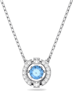 Collier Swarovski Una 5279425 pour Femme en Cristal Bleu Pavé