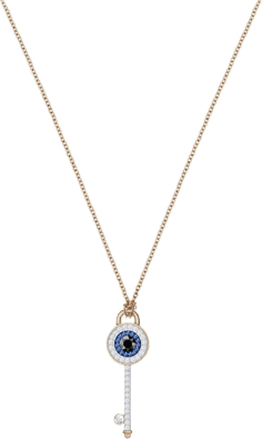 Collier Swarovski Symbolica Evil Eye 5437517 en métal plaqué or rose avec cristaux pour femme