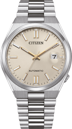 Montre Citizen Tsuyosa Automatique NJ0151-88W - Cadran Champagne, Acier - Homme