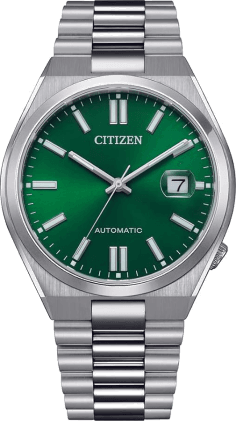 Montre Citizen Automatique NJ0150-81X pour Homme - Cadran Vert, Boîtier Acier