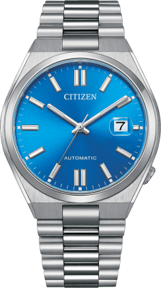 Montre Citizen Automatique Tsuyosa NJ0158-89L pour Homme - Cadran Bleu Soleillé