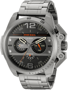 Montre Homme Diesel Ironside DZ4363 en Acier Gris Anthracite