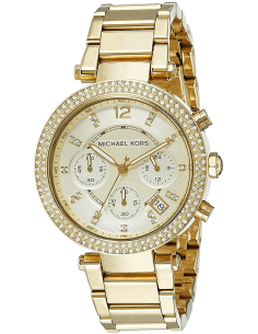 Montre Michael Kors MK5354 en Acier Doré et Cristaux Swarovski