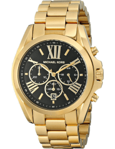 Montre Michael Kors MK5739 Bradshaw en acier doré et cadran noir