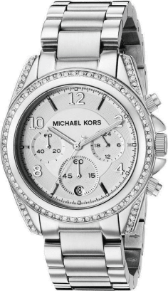 Montre Femme Michael Kors MK5165 en Acier Argenté et Cristaux