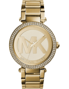 Montre Michael Kors MK5784 Parker Chronographe en Acier Doré et Cristaux