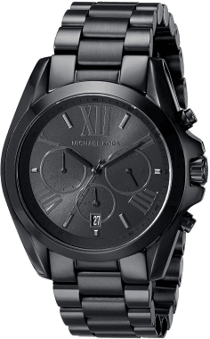 Montre Michael Kors MK5550 Chronographe en Acier Inoxydable Noir 45 mm