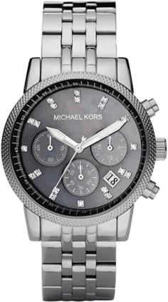 Montre Femme Michael Kors MK5021 Ritz Acier Argenté, Cadran Nacre Bleu