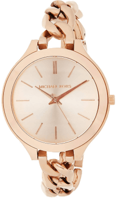 Montre Michael Kors MK3223 en Acier Or Rose à Index Bâtons