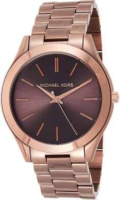 Montre Femme Michael Kors MK3418 en Acier Inoxydable Brossé Marron