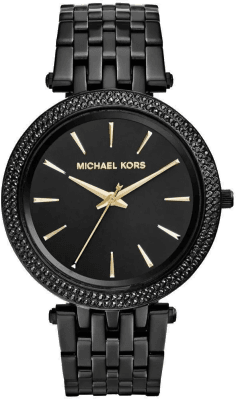 Montre Michael Kors MK3337 Darci en Acier Noir et Brillants Noirs