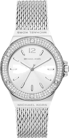 Montre Michael Kors Lennox MK7337 Cadran argenté bracelet maille milanaise