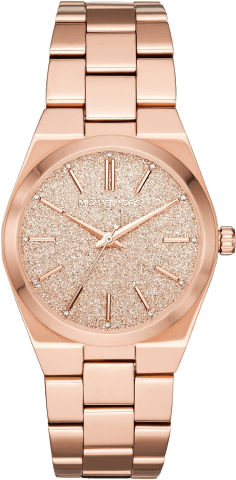 Montre Femme Michael Kors MK6624 Channing - Cadran Cristaux sur Acier Or Rose