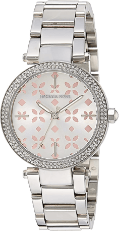 Montre Femme Michael Kors MK6483 Parker - Acier Bicolore Argent et Cristaux