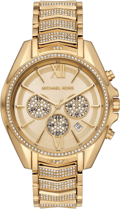 Montre Femme Michael Kors Whitney MK6729 en or et acier, cadran doré 44mm