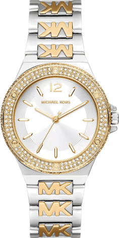 Montre Femme Michael Kors Lennox MK7338 - Cadran argenté, bracelet acier bicolore or et argent