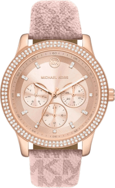 Montre Michael Kors MK2955 pour femme, cadran et bracelet en silicone rose