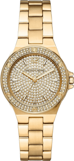 Montre Michael Kors MK7289 pour Femme, Boîtier et Bracelet Acier Doré, Cadran à Cristaux