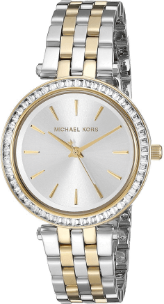 Montre femme Michael Kors Darci MK3405 en acier bicolore argent et or