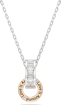 Collier Swarovski Connexus 5691179 pour Femme en Argent Rhodié avec Cristaux Blancs