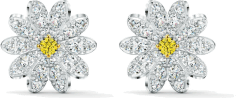 Boucles d'oreilles Swarovski Eternal Flower 5518145 en métal plaqué rhodium argenté avec cristaux pour femme