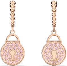 Boucles d'oreilles Swarovski Togetherness 5577011 en plaqué or rose pour femme