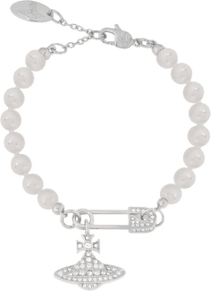 Bracelet épingle Vivienne Westwood à perles pendentif Lucrece