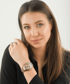 Montre Femme Michael Kors MK7329 Chronographe Acier Inoxydable Bicolore Argent et Doré