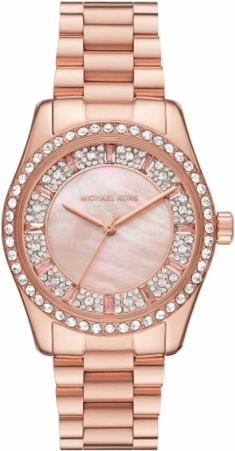 Montre Femme Michael Kors Parker MK4724 cadran vert et bracelet cuir