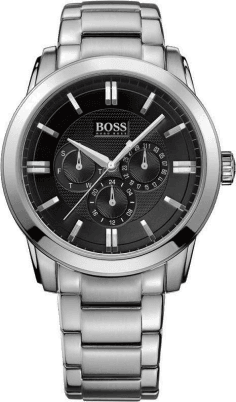 Montre Hugo Boss 1512893 Index argentés et compteurs noirs